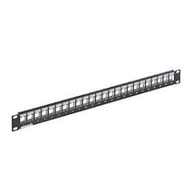 Panneau 24 ports UTP pour connecteurs Cat 6A, 6 et 5e|Corning Pouyet-POUVOLPPUDF24K