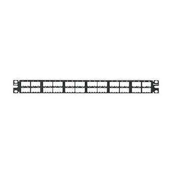 Patch Panel, 48 Port, Modular HD, Black|-PUICPP48HDWBLY