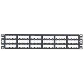 Patch Panel, 72 Port, Modular Flush Moun|-PUICPP72FMWBLY