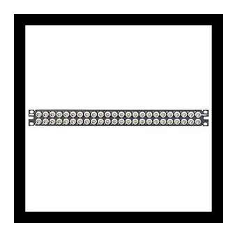 Patch Panel, 48 Port, 75ohm Connectors,|-PUICP48BNCBLY