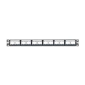 Patch Panel, 24 Port, Modular Snap In, B|-PUICPPL24WBLY
