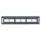 Patch Panel, 12 Port, Black