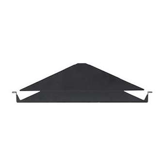 Patch Panel Cover Plate, Angled, black|-PUICPATCBL