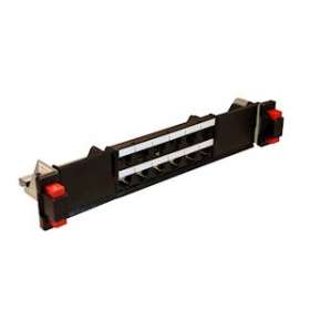 Panneau brassage 10pouces droit 1U à équiper 12 connecteurs RJ45 cat5e à cat6A|Legrand-LEG033799