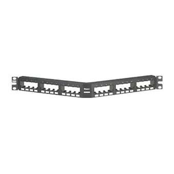 Patch Panel, 24 Port, Modular Flush Moun|-PUICPPA24FMWBLY