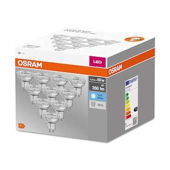 OSRAM LED BASE PAR16 50 840 GU10x10 36DEG 4,3W 350lm|Ledvance-OSR036703
