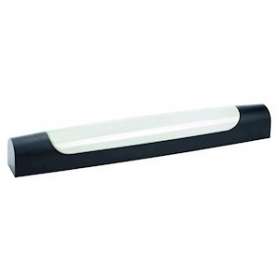 MAUD SYM 01- Réglette IP44 IK07 Vol.2 a/inter LED intég. 6W 4000K 700lm, noire|Aric-ARI53084