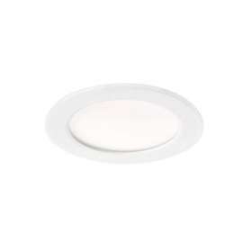 FLAT-ISO-Downlight IP20/65 recouvr., fixe, blanc, LED 13W 1200lm 3000/4000K(CCT)|Aric-ARI50701