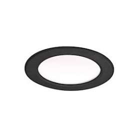 FLAT-ISO-Downlight IP20/65 recouvr., fixe, noir, LED 13W 1200lm 3000/4000K(CCT)|Aric-ARI50702