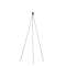 FENDA, lampadaire intérieur, trépied, blanc/chrome, E27, 40W max, sans abat-jour|SLV-DC51003033