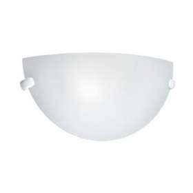 KUMA - Applique Mur E27 60W max., demi-lune, verre opale, lampe non incl.|Aric-ARI3972