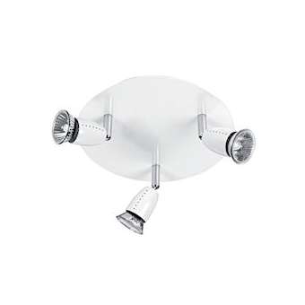 ECCO P3 - Plafonnier 3 spots GU10 50W max., blanc, lampes non incl.|Aric-ARI4665