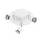 ECCO P3 - Plafonnier 3 spots GU10 50W max., blanc, lampes non incl.
