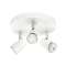 JUDY P3-Plafonnier 3 spots GU10, blanc, a/lpes LED 4,6W 3000K 420lm dimm. incl