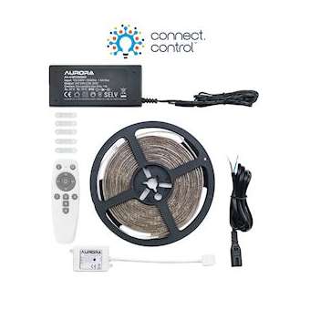 Connect.control - Kit 5m ruban LED RGBCX + télécom. Bluetooth|Aurora-ABIAUA1BTCWSK3