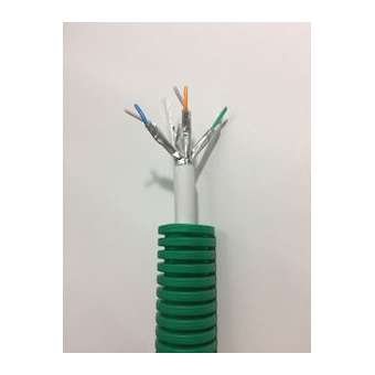 Préfilé vert LSOH sans halogène diamètre 20 grade 3 TVS|Conduits préfilés Druise-TUEPREFILEVERTD20GSATELLITEV