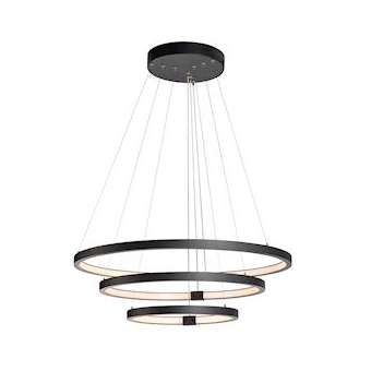 ONE TRIPLE, suspension intérieure, noir, LED, 65W, 3000K/4000K, variable Dali|SLV-DC51002913