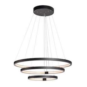 ONE TRIPLE, suspension intérieure, noir, LED, 65W, 3000K/4000K, variable Dali|SLV-DC51002913