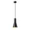 PHELIA 10, suspension intérieure, D 13 cm, noir/doré, E27, 23W max
