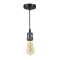 EPOQUE - Susp. E27 60W max, douille style rétro, anthracite, lampe non incl.