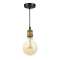 EPOQUE - Susp. E27 60W max, douille style rétro, laiton doré, lampe non incl.