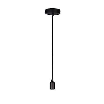 EPOQUE - Susp. E27 60W max, douille style rétro, noir mat, lampe non incl.|Aric-ARI51207