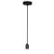 EPOQUE - Susp. E27 60W max, douille style rétro, noir mat, lampe non incl.