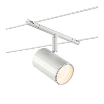 NOBLO SPOT, spot pour câble tendu T.B.T. intérieur, blanc, LED, 8,5W, 2700K|SLV-DC51002695