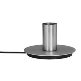 TAVOLA - Support de lampe E27 à poser, métal nickel, lampe non incl.|Aric-ARI51209