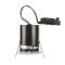Spot RTIGHT GU10 rond fixe, blanc mat IP20