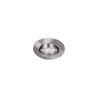 Spot BE BETTER - bague GU10 rond orientable, alu brossé IP20|Europole-POL2313