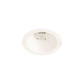 Spot DECO GU10 rond 1 tête fixe, blanc mat IP20|Europole-POL26810