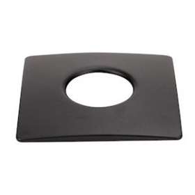 Collerette aimantée carrée pour EF6, couleur: noir|Aric-ARI11011