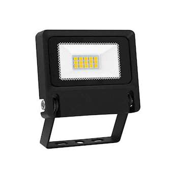 MICHELLE - Proj. Ext. IP65 IK08 noir 110DEG LED intégrée 10W 3000K|Aric-ARI50784