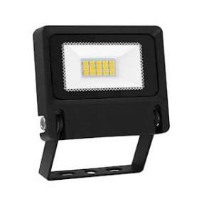 MICHELLE - Proj. Ext. IP65 IK08 noir 110DEG LED intégrée 10W 3000K|Aric-ARI50784