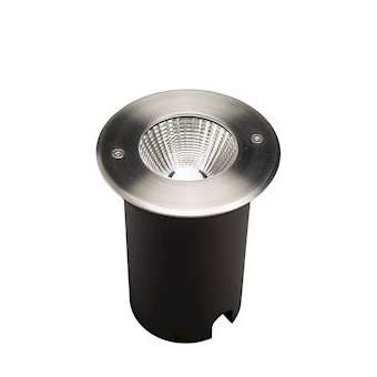 COLOSS 3 - 230 rond inox brossé 3000K 1280lm 15W 23DEG|Europole-POL54020