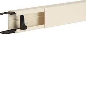 Goulotte lifea PVC h57mmxp40mm +2 éclisses+4 agrafes M7239 RAL 9016 Pure|Hager-HAGLFF4006009016