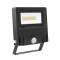 MICHELLE - Proj. Ext. IP65 IK08 noir 110DEG LED intég. 30W 3000K + détecteur PIR