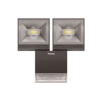 Projecteur LED avec détecteur theLeda S 20w noir|Theben-THB1020984