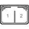 Goulotte distribution Viadis 60x40mm-Fond+couvercle-2 compart-Longueur 2m-Blanc