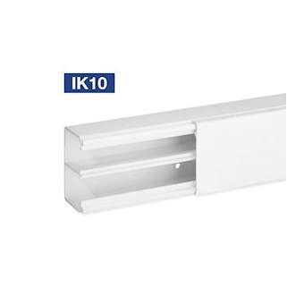 Goulotte de distribution cloisonnée TA-S 60x40 2 compartiments blanche|Iboco-IBOB00339