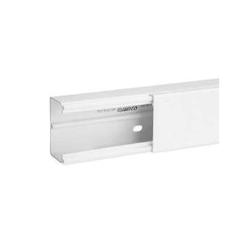Goulotte de distribution cloisonnable TA-G 60x40 1 compartiment blanche|Iboco-IBOB01780