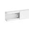Goulotte de distribution cloisonnable TA-G 60x40 1 compartiment blanche