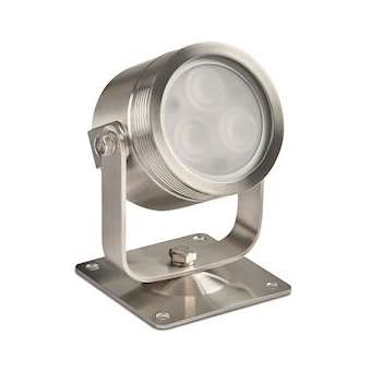 UL030, projecteur universel haute puissance sur patère 7W, IP67, RGBW, inox 316|Collingwood-SLHUL030RGBW
