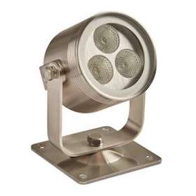 UL030, projecteur universel haute puissante sur patère 7W, IP68, bleu, inox 316|Collingwood-SLHUL030BL