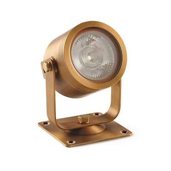 Projecteur sur patère UL030, laiton antique, faisceau extensif, 2700K|Collingwood-SLHUL030AWAX27