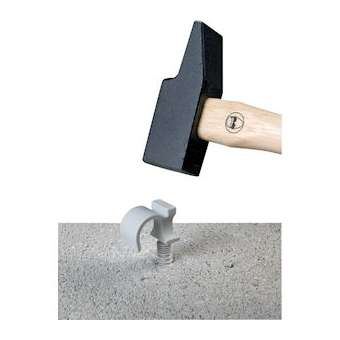 BIZCLIP simple D 20 mm PA 6 gris (x 100)|Bizline-BIZ710226