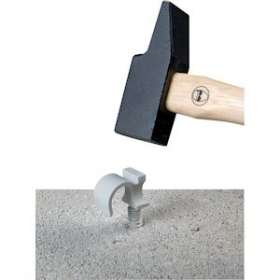 BIZCLIP simple D 20 mm PA 6 gris (x 100)|Bizline-BIZ710226
