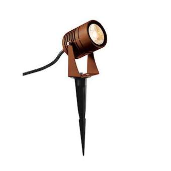 LED SPIKE, projecteur extérieur, rouille, LED, 6W, 3000K, IP55|SLV-DC51002203