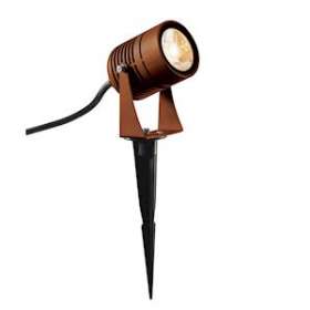 LED SPIKE, projecteur extérieur, rouille, LED, 6W, 3000K, IP55|SLV-DC51002203